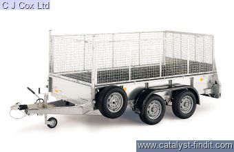 IFOR WILLIAMS GD85G M 165R13 WHEELS, RAMP IFOR WILLIAMS TRAILER